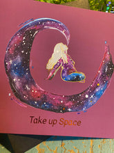 Load image into Gallery viewer, Square Foiled Greeting Card - Take up Space