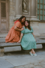 Load image into Gallery viewer, The 'Just keep driving' Two Piece - Blue/Green retro 70s Two Piece - Made to Measure!