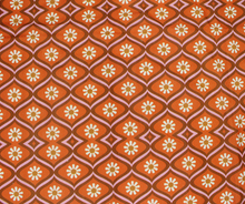 Load image into Gallery viewer, The 'Bad b*tch o'clock' dress - Retro orange midi daisy dress - Made to measure!