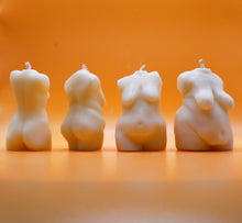 Load image into Gallery viewer, Set of 4 Mini's - Body Normative Candles - Cream