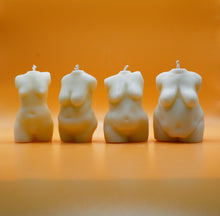 Load image into Gallery viewer, Set of 4 Mini's - Body Normative Candles - Cream